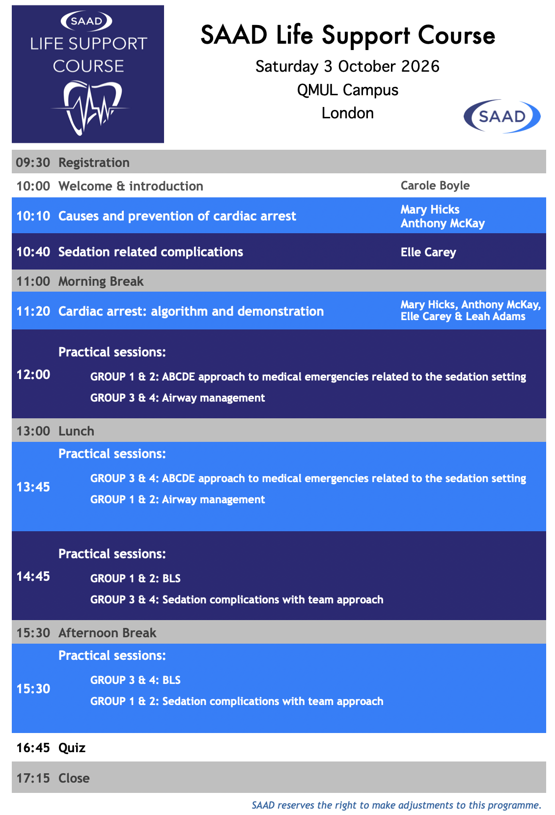 Programme
